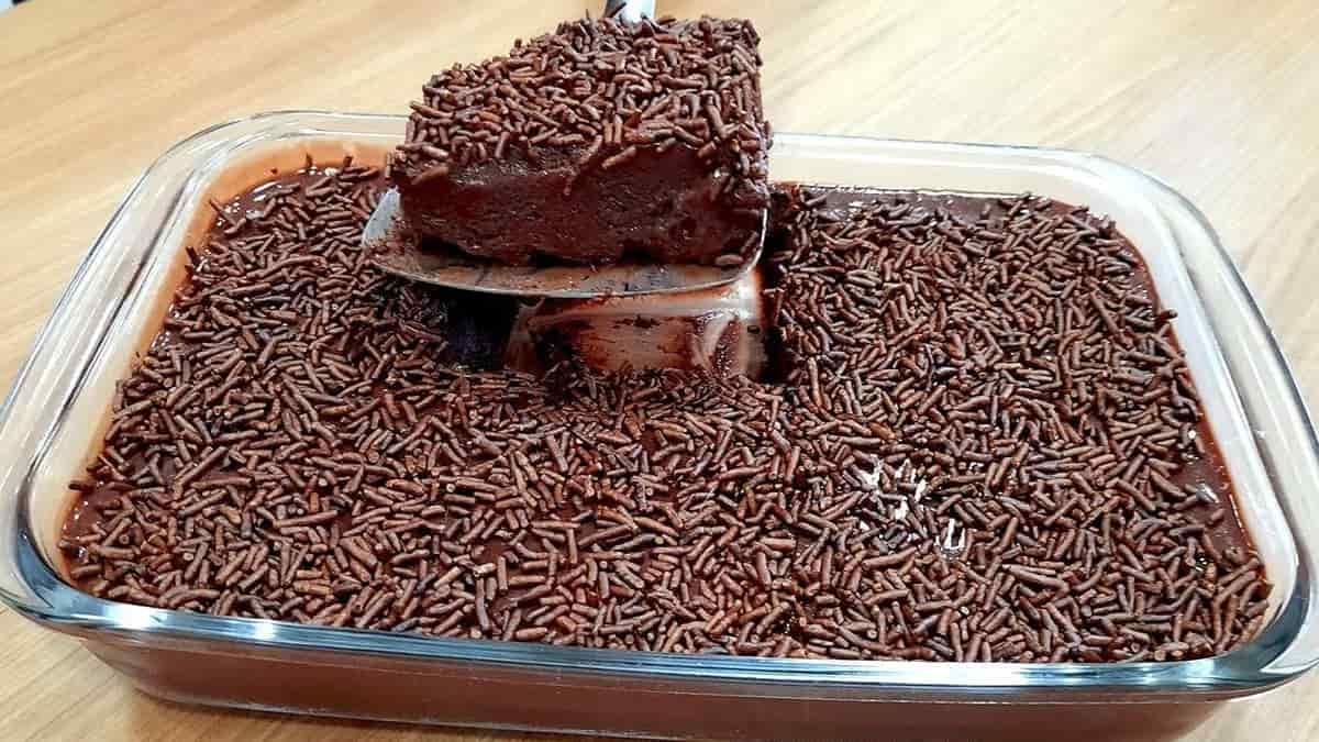 brigadeiro na travessa