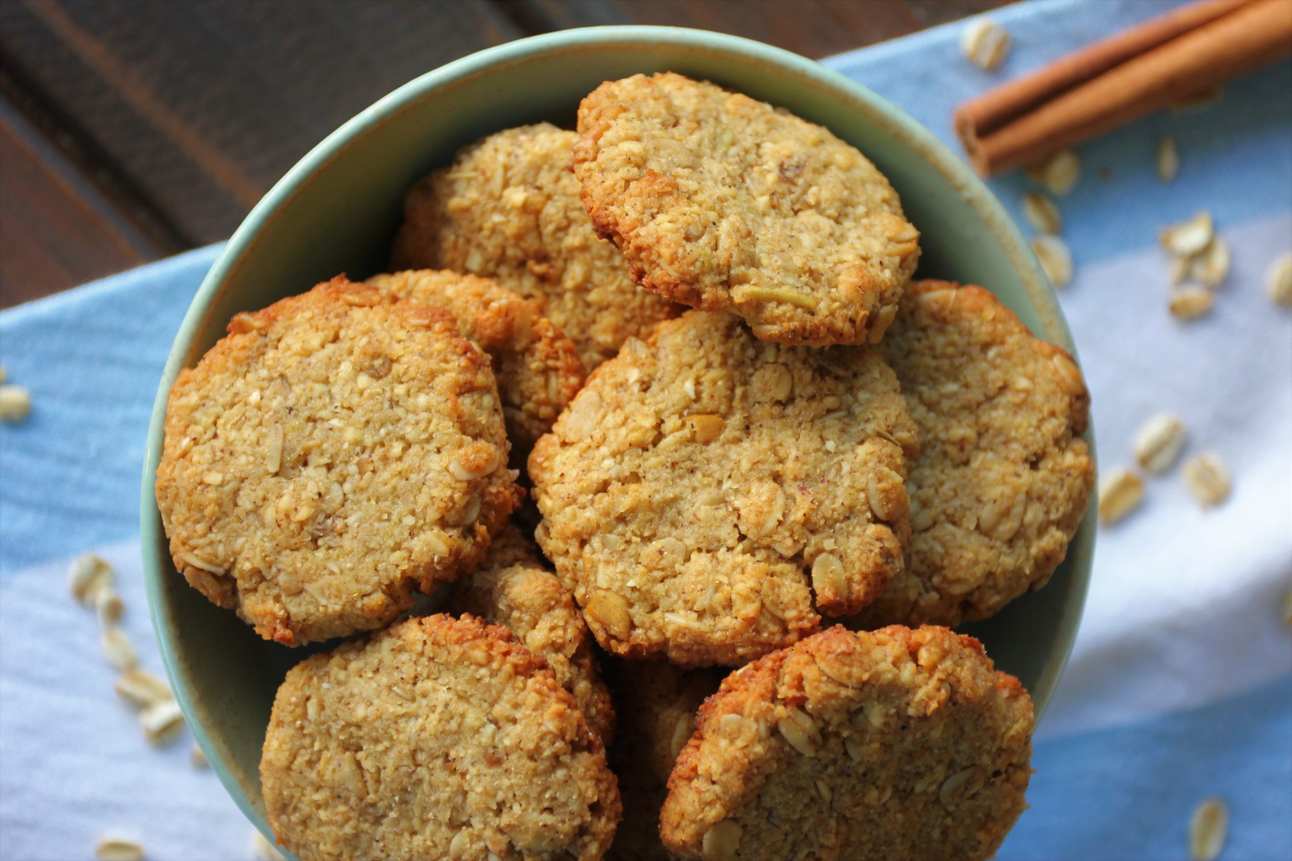 biscoito de aveia e canela