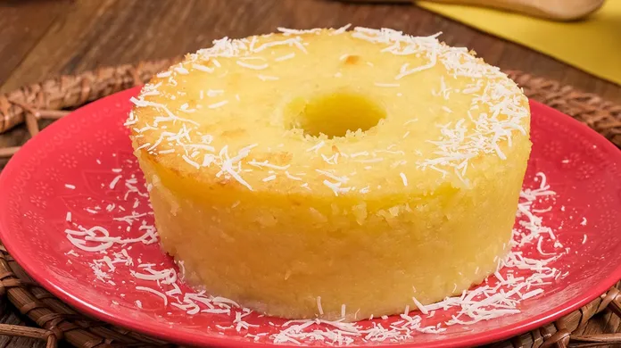 bolo de aipin com coco