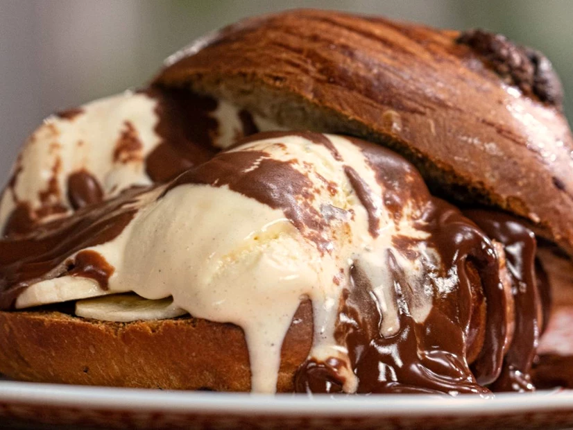 brioche de chocolate