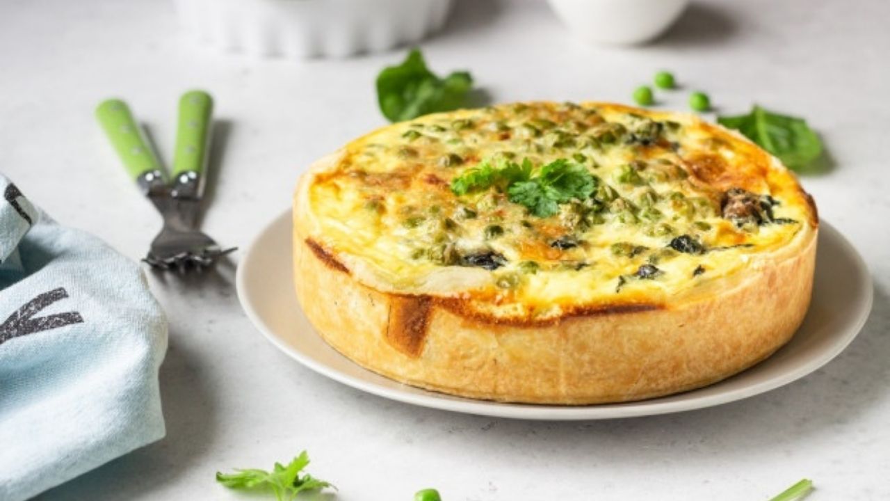 Quiche de Queijo e Alho-Poró