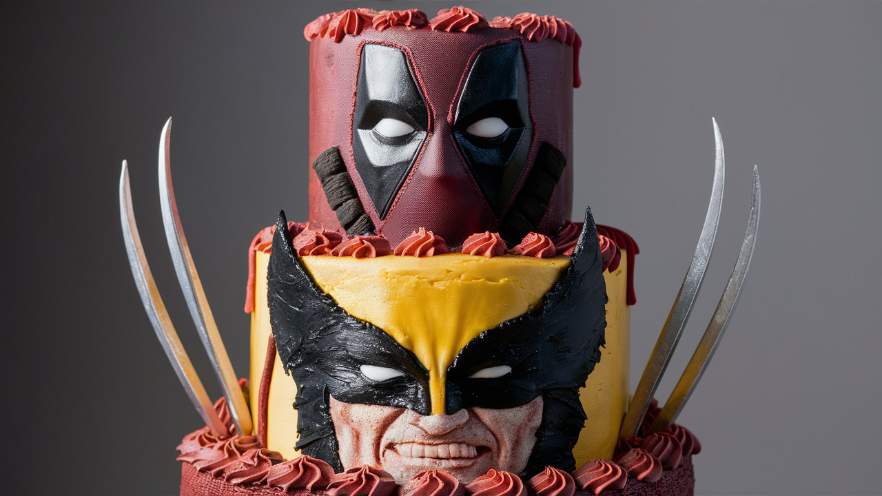 Bolo de Aniversário Temático Deadpool e Wolverine: Uma Receita Incrível e Divertida!