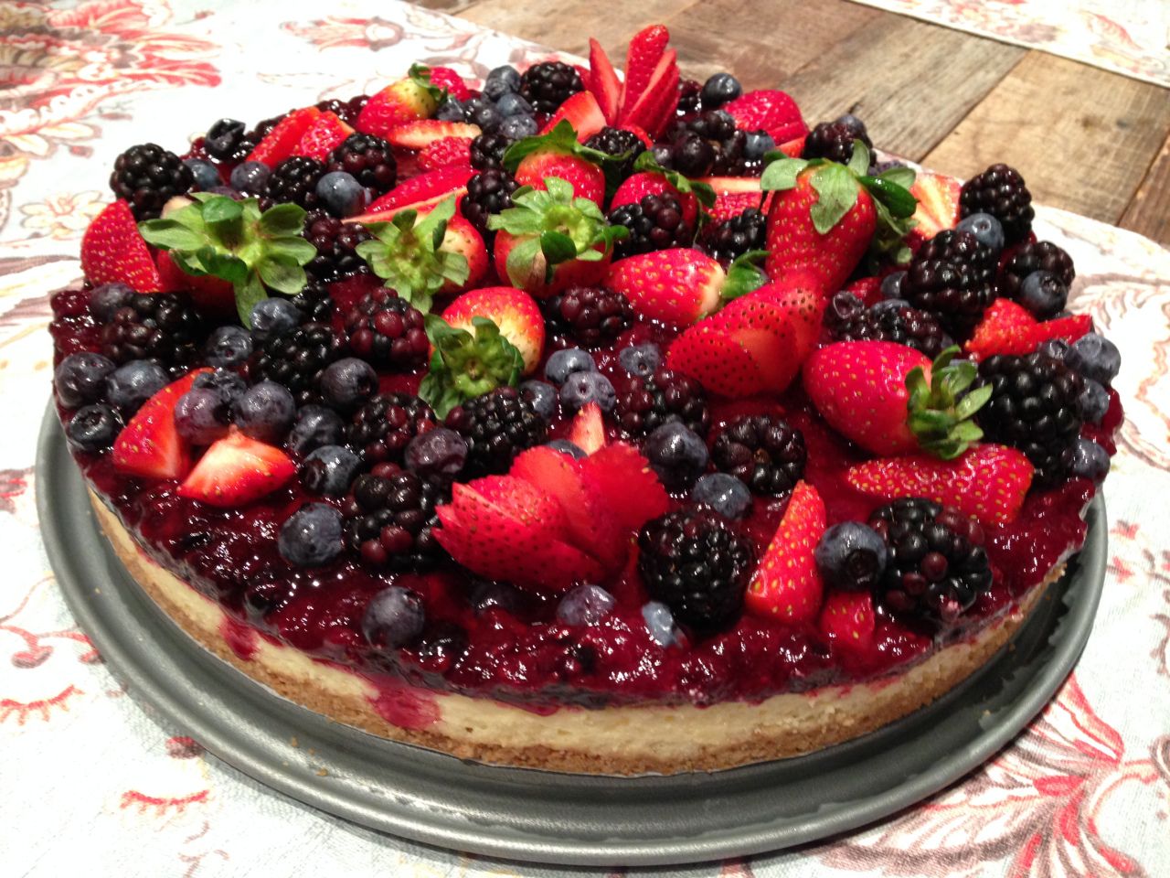 Cheesecake de Frutas Vermelhas